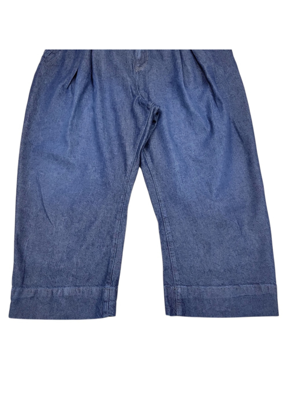 We The Free People Women Orvy New Spin Wide-Leg Denim Trousers Size 35S NWT $148 - Picture 5 of 9